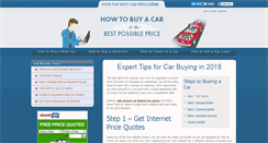 Desktop Screenshot of findthebestcarprice.com