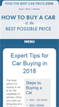 Mobile Screenshot of findthebestcarprice.com